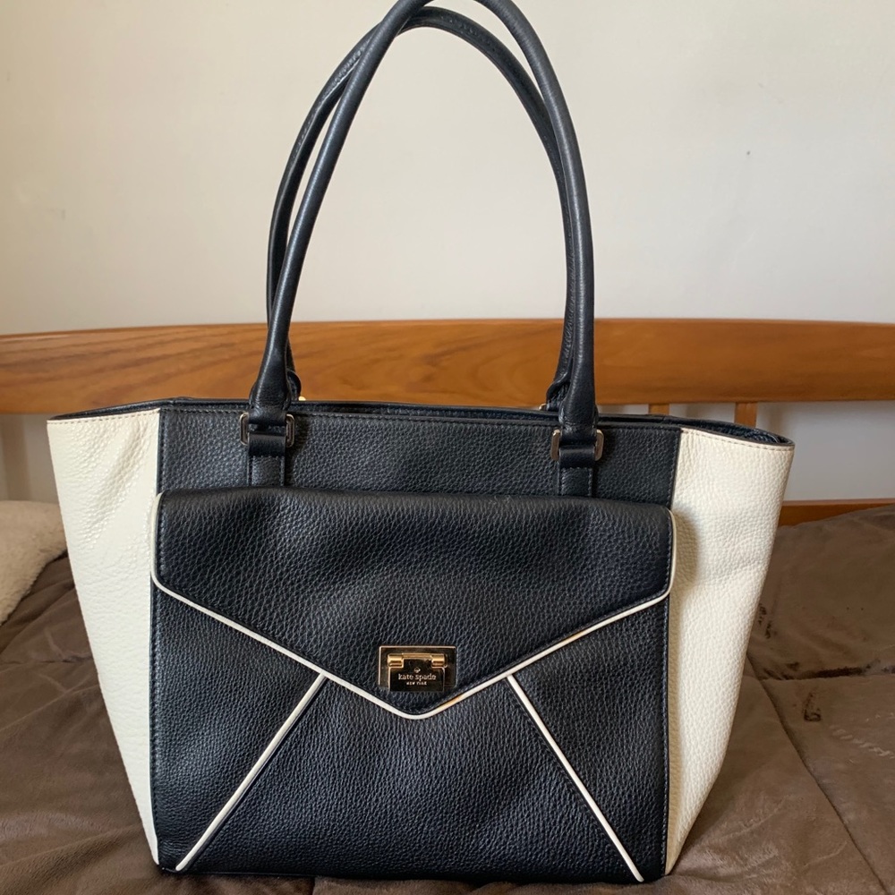 Kate Spade Pebbled Leather Black Shoulder Bag